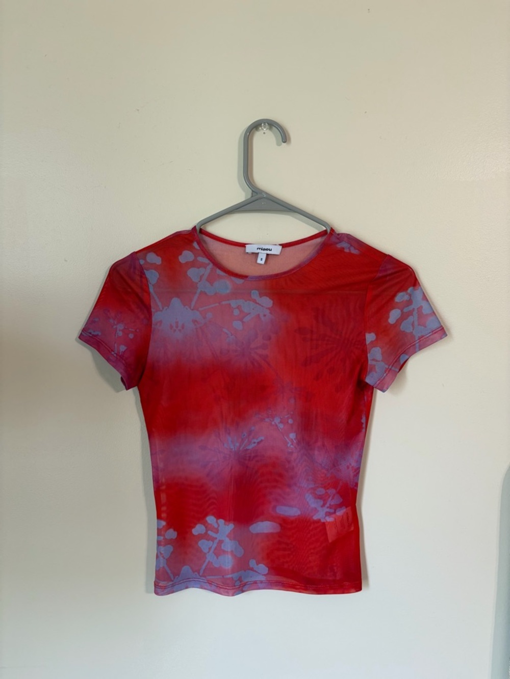 Miaou Mini Tee - Rouge Mudd - Picture 3 of 4
